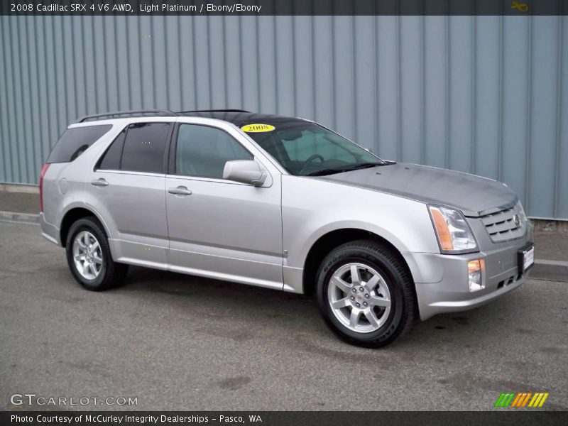 Light Platinum / Ebony/Ebony 2008 Cadillac SRX 4 V6 AWD