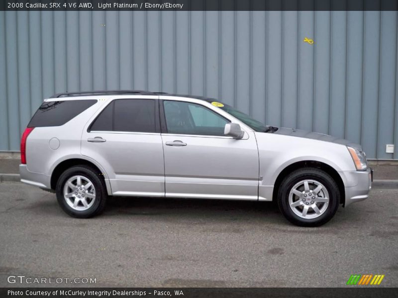 Light Platinum / Ebony/Ebony 2008 Cadillac SRX 4 V6 AWD