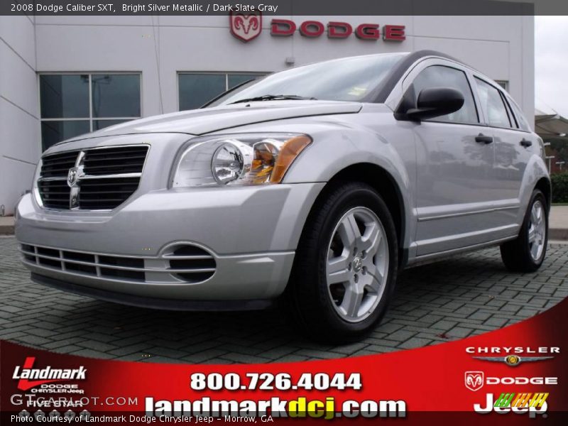 Bright Silver Metallic / Dark Slate Gray 2008 Dodge Caliber SXT