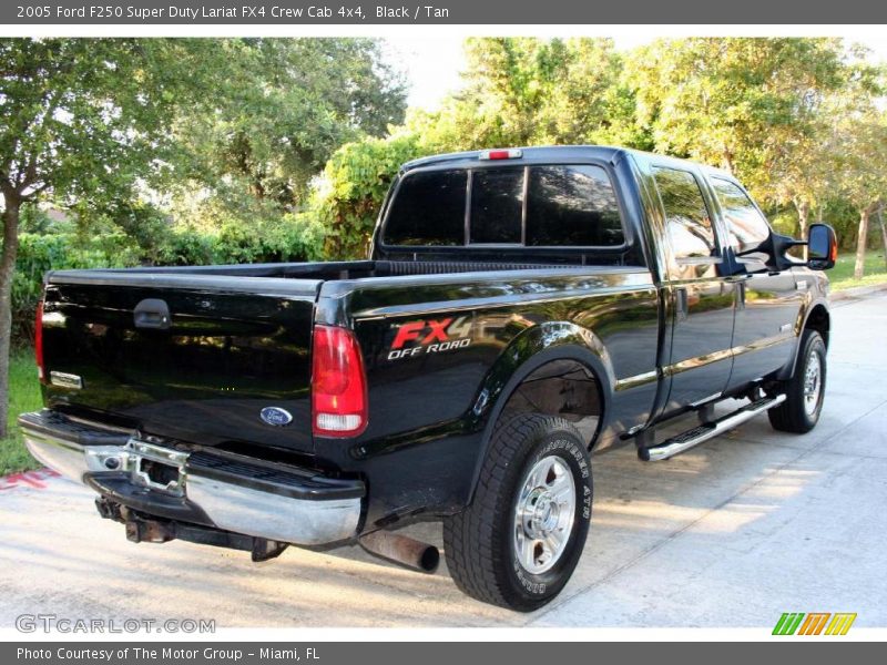 Black / Tan 2005 Ford F250 Super Duty Lariat FX4 Crew Cab 4x4