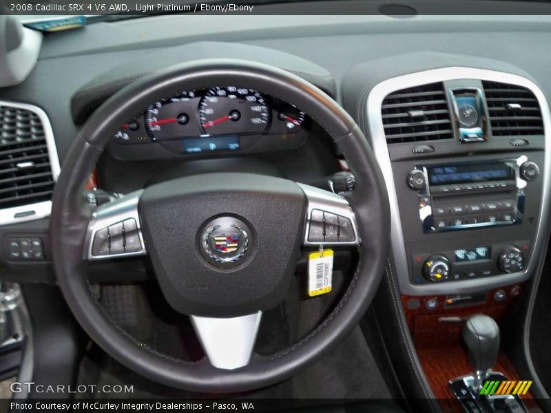 Light Platinum / Ebony/Ebony 2008 Cadillac SRX 4 V6 AWD