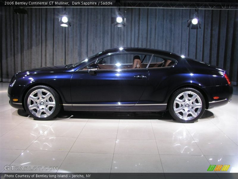 Dark Sapphire / Saddle 2006 Bentley Continental GT Mulliner