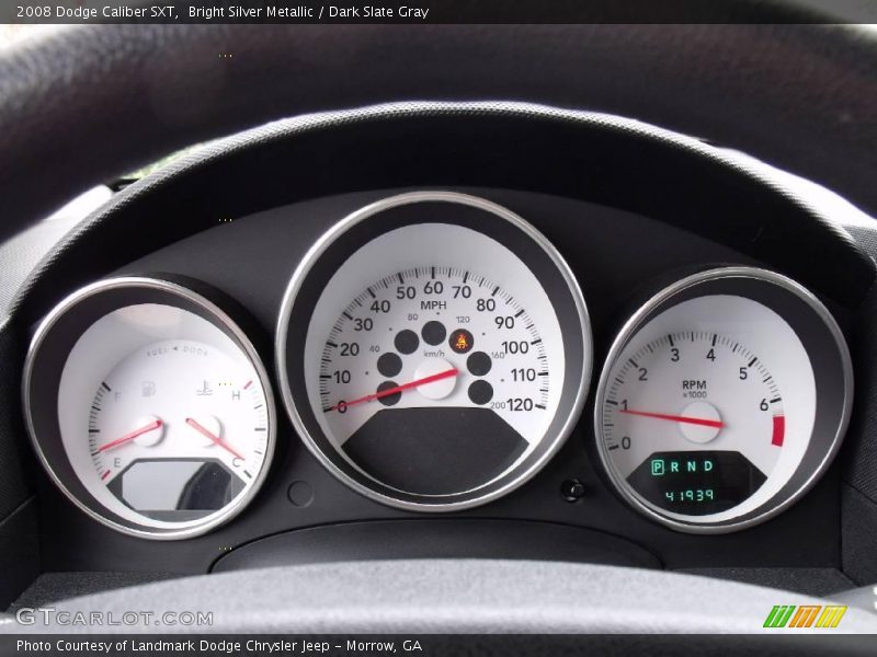 Bright Silver Metallic / Dark Slate Gray 2008 Dodge Caliber SXT