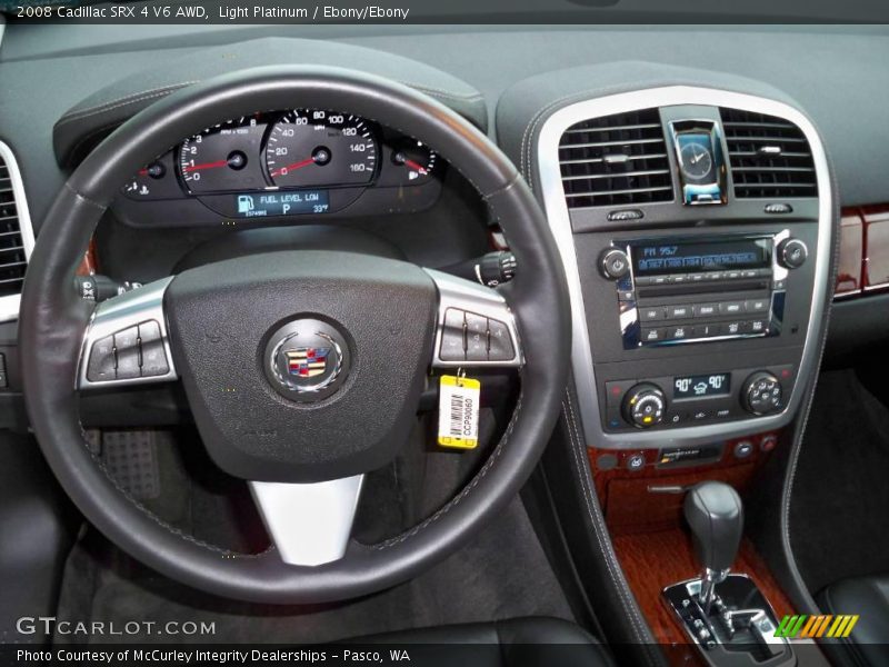 Light Platinum / Ebony/Ebony 2008 Cadillac SRX 4 V6 AWD