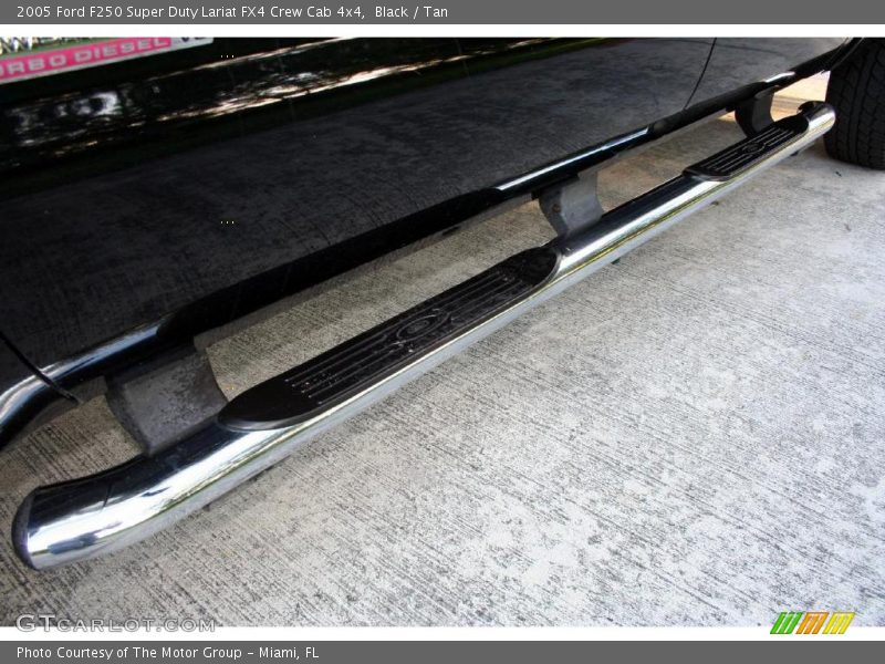 Black / Tan 2005 Ford F250 Super Duty Lariat FX4 Crew Cab 4x4