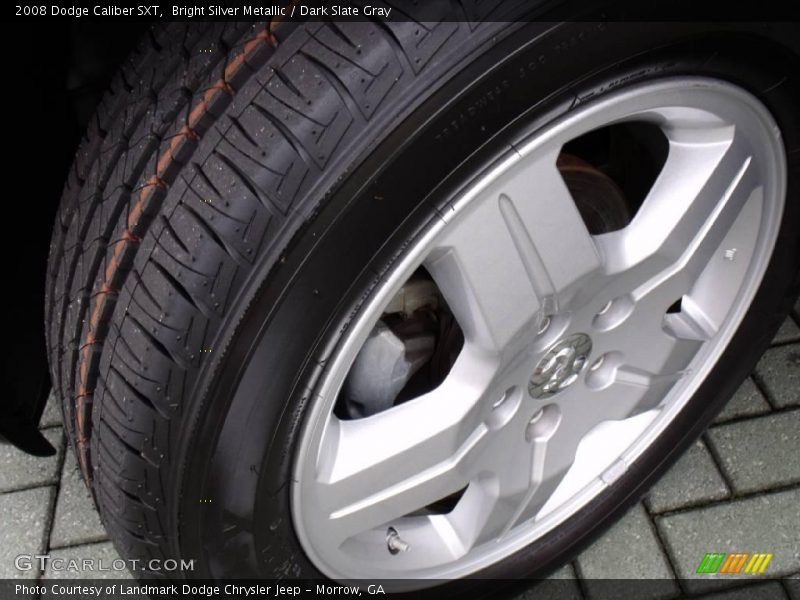 Bright Silver Metallic / Dark Slate Gray 2008 Dodge Caliber SXT