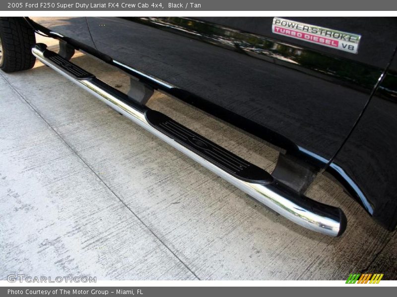 Black / Tan 2005 Ford F250 Super Duty Lariat FX4 Crew Cab 4x4