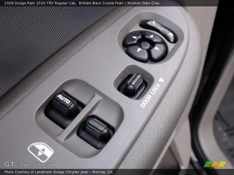 Brilliant Black Crystal Pearl / Medium Slate Gray 2008 Dodge Ram 1500 TRX Regular Cab