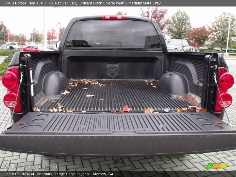 Brilliant Black Crystal Pearl / Medium Slate Gray 2008 Dodge Ram 1500 TRX Regular Cab