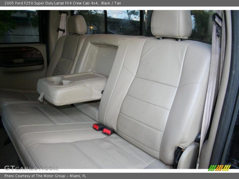 Black / Tan 2005 Ford F250 Super Duty Lariat FX4 Crew Cab 4x4