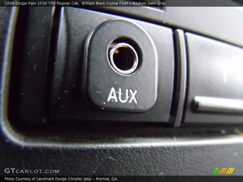 Brilliant Black Crystal Pearl / Medium Slate Gray 2008 Dodge Ram 1500 TRX Regular Cab
