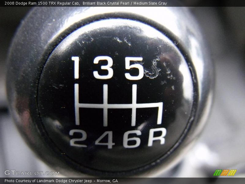 Brilliant Black Crystal Pearl / Medium Slate Gray 2008 Dodge Ram 1500 TRX Regular Cab