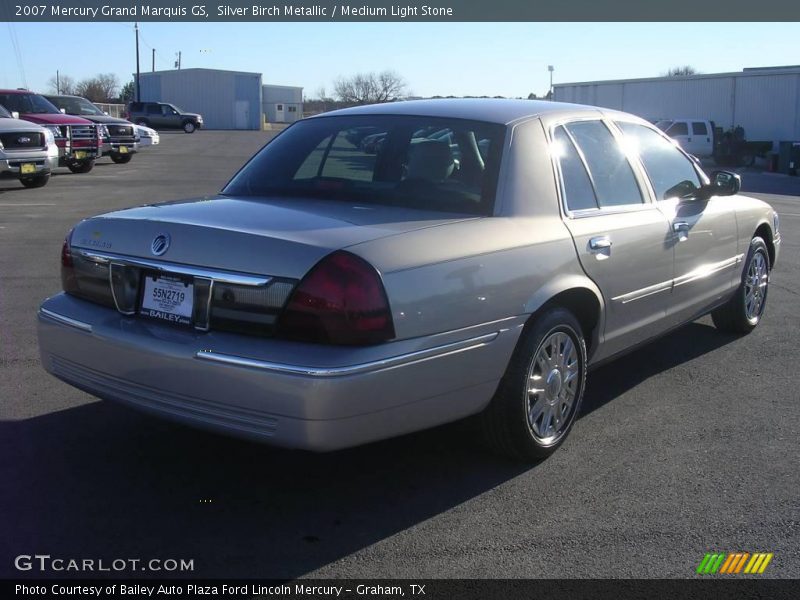 Silver Birch Metallic / Medium Light Stone 2007 Mercury Grand Marquis GS