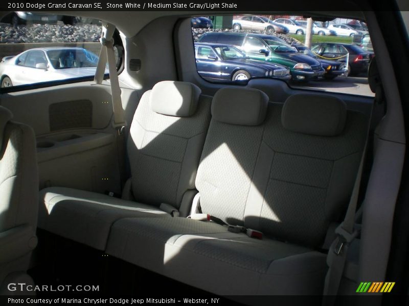 Stone White / Medium Slate Gray/Light Shale 2010 Dodge Grand Caravan SE