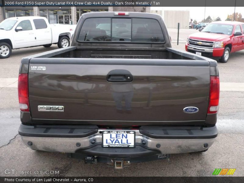 Dark Stone Metallic / Tan 2006 Ford F350 Super Duty Lariat FX4 Crew Cab 4x4 Dually