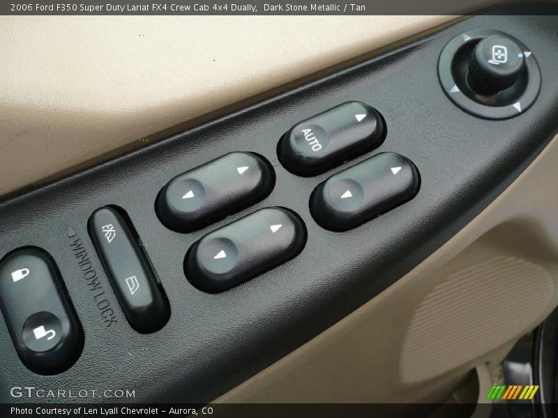 Dark Stone Metallic / Tan 2006 Ford F350 Super Duty Lariat FX4 Crew Cab 4x4 Dually