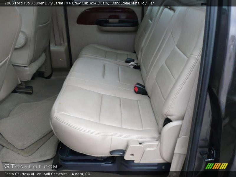 Dark Stone Metallic / Tan 2006 Ford F350 Super Duty Lariat FX4 Crew Cab 4x4 Dually