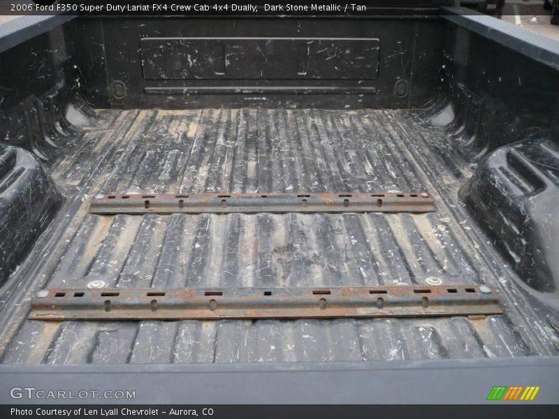 Dark Stone Metallic / Tan 2006 Ford F350 Super Duty Lariat FX4 Crew Cab 4x4 Dually