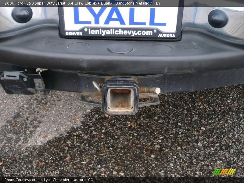 Dark Stone Metallic / Tan 2006 Ford F350 Super Duty Lariat FX4 Crew Cab 4x4 Dually