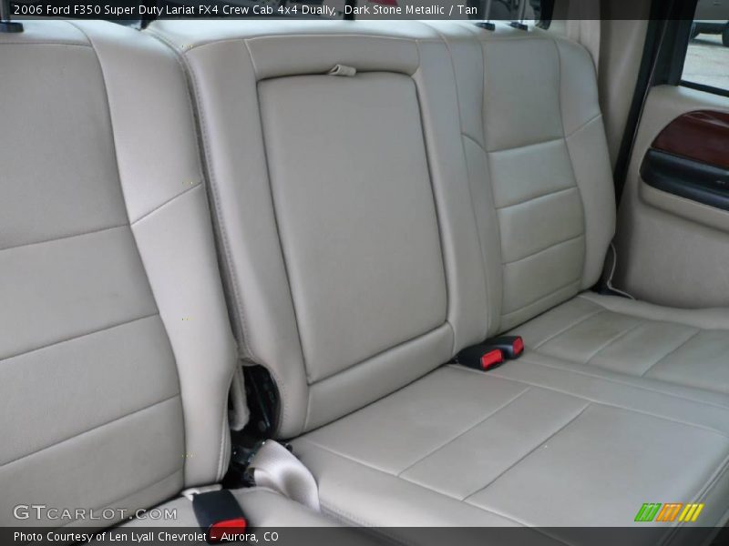 Dark Stone Metallic / Tan 2006 Ford F350 Super Duty Lariat FX4 Crew Cab 4x4 Dually