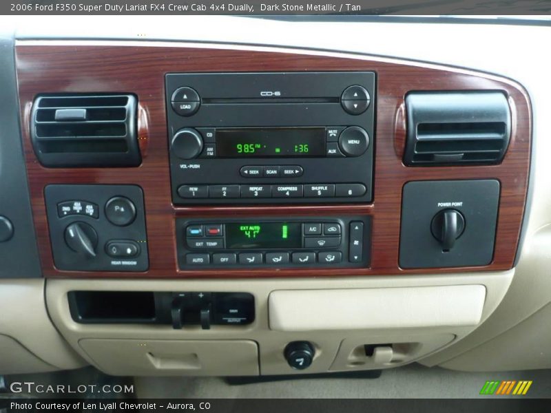 Dark Stone Metallic / Tan 2006 Ford F350 Super Duty Lariat FX4 Crew Cab 4x4 Dually