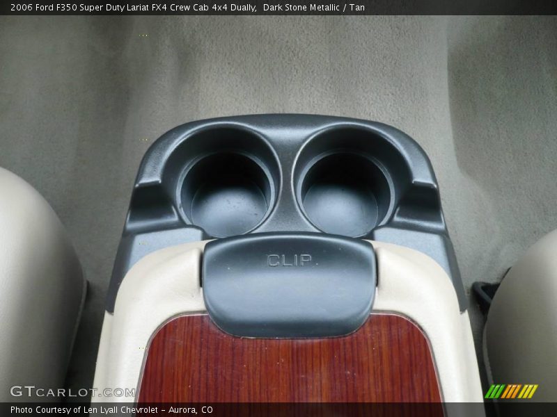 Dark Stone Metallic / Tan 2006 Ford F350 Super Duty Lariat FX4 Crew Cab 4x4 Dually