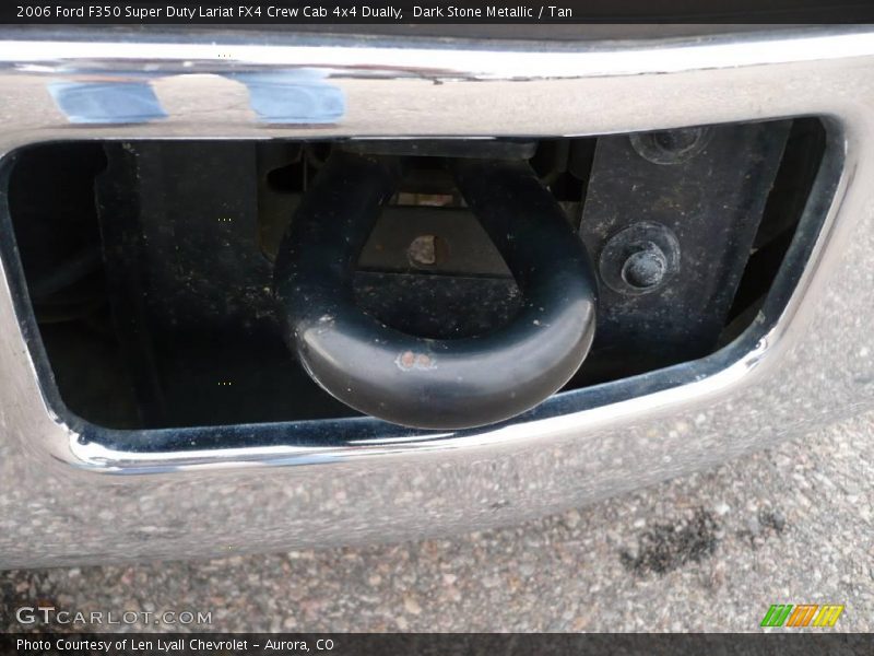 Dark Stone Metallic / Tan 2006 Ford F350 Super Duty Lariat FX4 Crew Cab 4x4 Dually