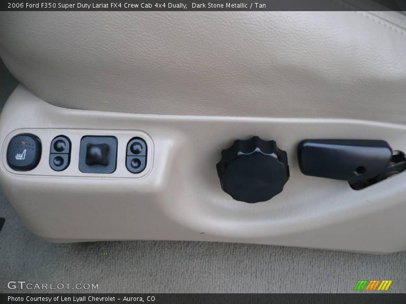 Dark Stone Metallic / Tan 2006 Ford F350 Super Duty Lariat FX4 Crew Cab 4x4 Dually