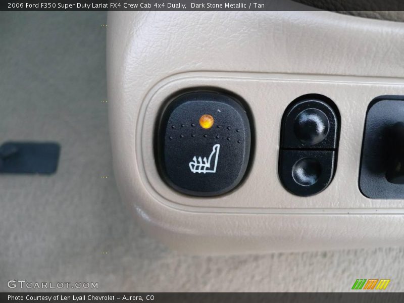 Dark Stone Metallic / Tan 2006 Ford F350 Super Duty Lariat FX4 Crew Cab 4x4 Dually