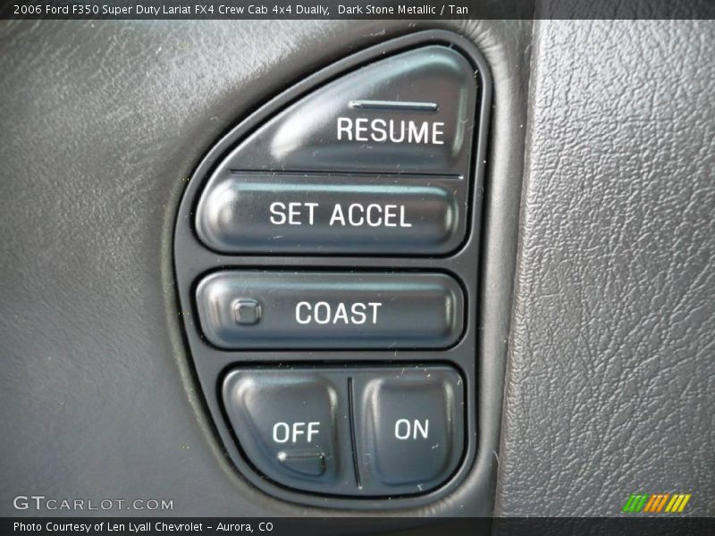 Dark Stone Metallic / Tan 2006 Ford F350 Super Duty Lariat FX4 Crew Cab 4x4 Dually