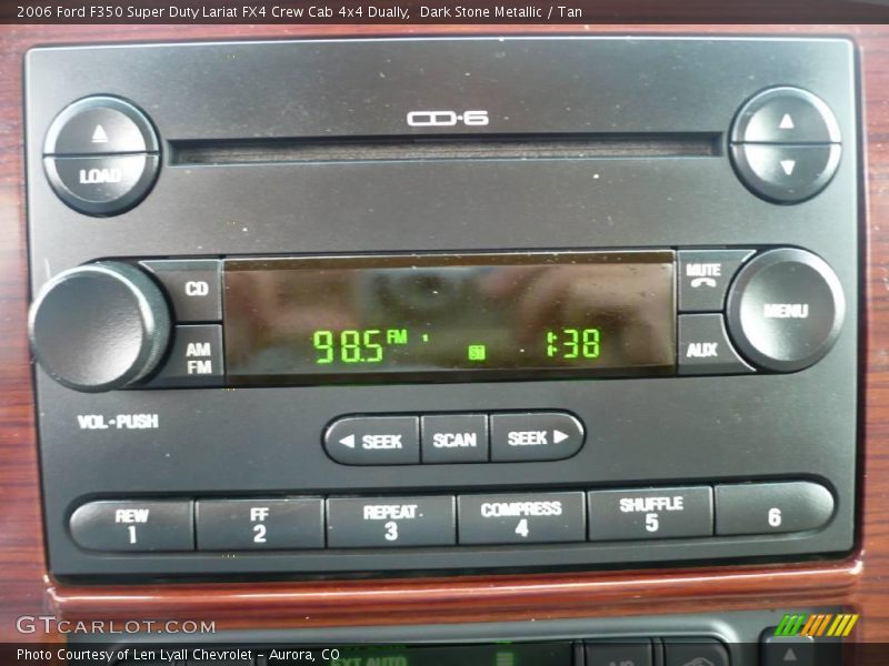 Dark Stone Metallic / Tan 2006 Ford F350 Super Duty Lariat FX4 Crew Cab 4x4 Dually