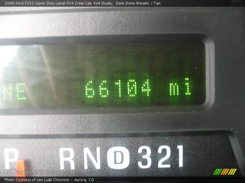 Dark Stone Metallic / Tan 2006 Ford F350 Super Duty Lariat FX4 Crew Cab 4x4 Dually