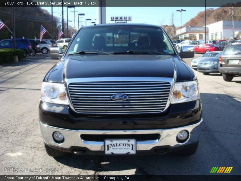 Black / Black 2007 Ford F150 Lariat SuperCab 4x4