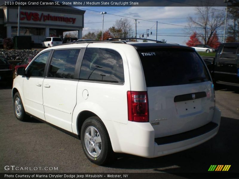 Stone White / Medium Slate Gray/Light Shale 2010 Dodge Grand Caravan SE
