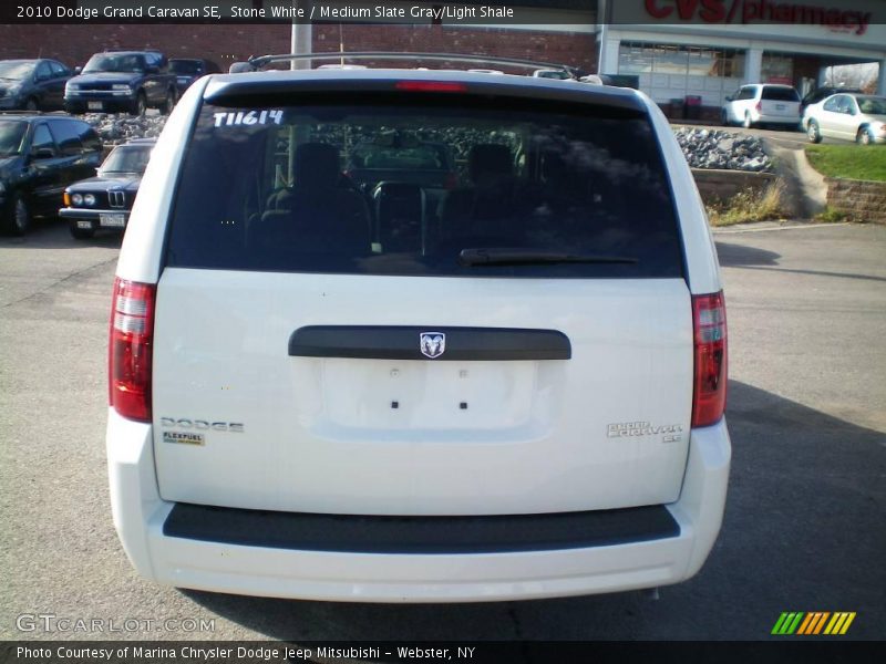 Stone White / Medium Slate Gray/Light Shale 2010 Dodge Grand Caravan SE