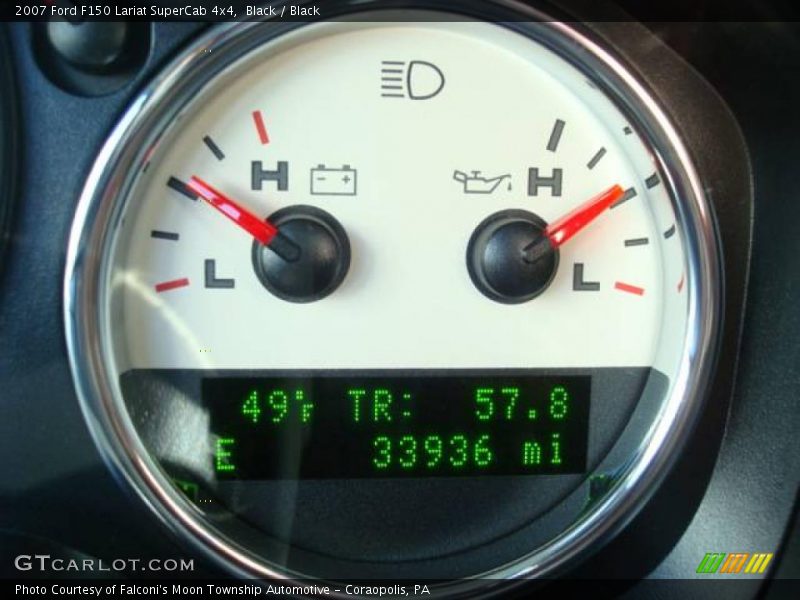 Black / Black 2007 Ford F150 Lariat SuperCab 4x4