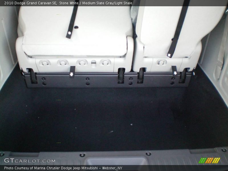 Stone White / Medium Slate Gray/Light Shale 2010 Dodge Grand Caravan SE