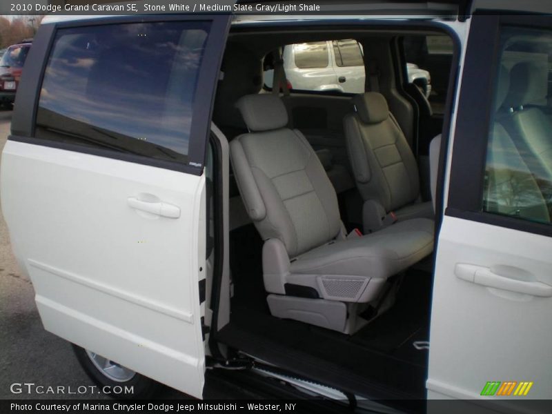 Stone White / Medium Slate Gray/Light Shale 2010 Dodge Grand Caravan SE