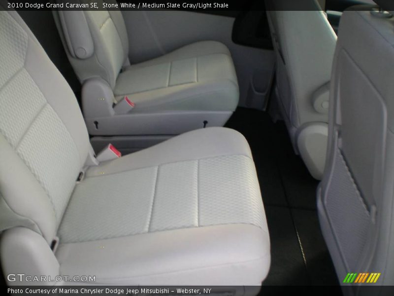 Stone White / Medium Slate Gray/Light Shale 2010 Dodge Grand Caravan SE