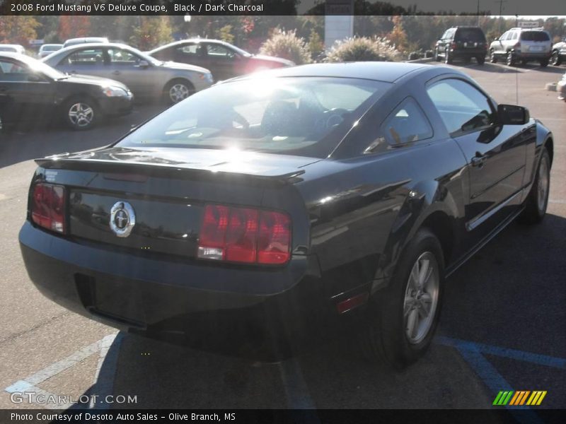 Black / Dark Charcoal 2008 Ford Mustang V6 Deluxe Coupe