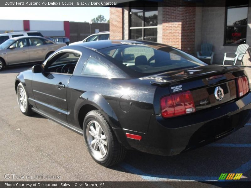 Black / Dark Charcoal 2008 Ford Mustang V6 Deluxe Coupe