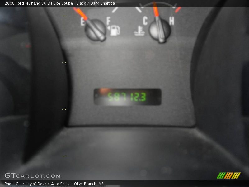 Black / Dark Charcoal 2008 Ford Mustang V6 Deluxe Coupe