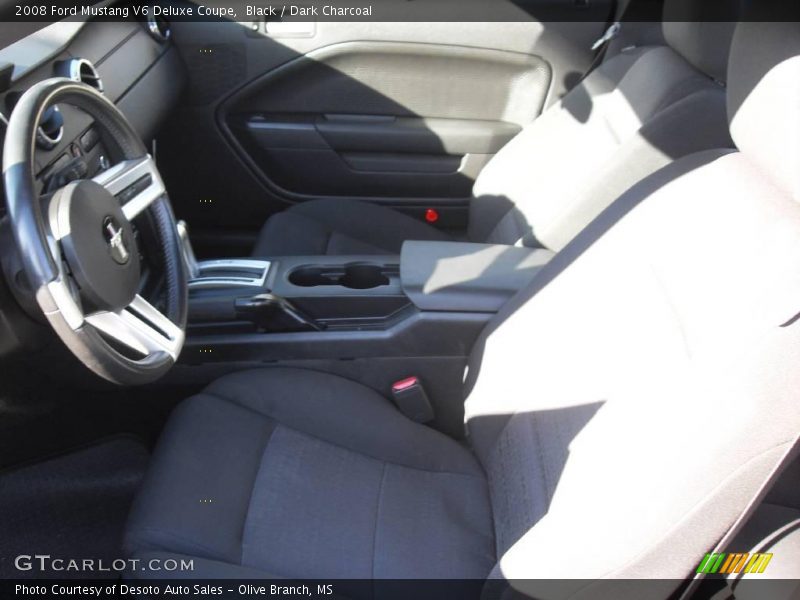 Black / Dark Charcoal 2008 Ford Mustang V6 Deluxe Coupe
