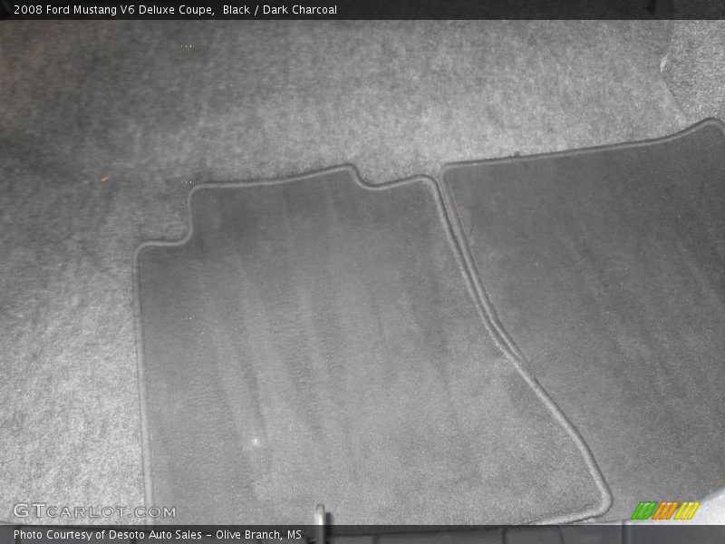 Black / Dark Charcoal 2008 Ford Mustang V6 Deluxe Coupe