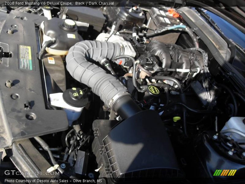 Black / Dark Charcoal 2008 Ford Mustang V6 Deluxe Coupe