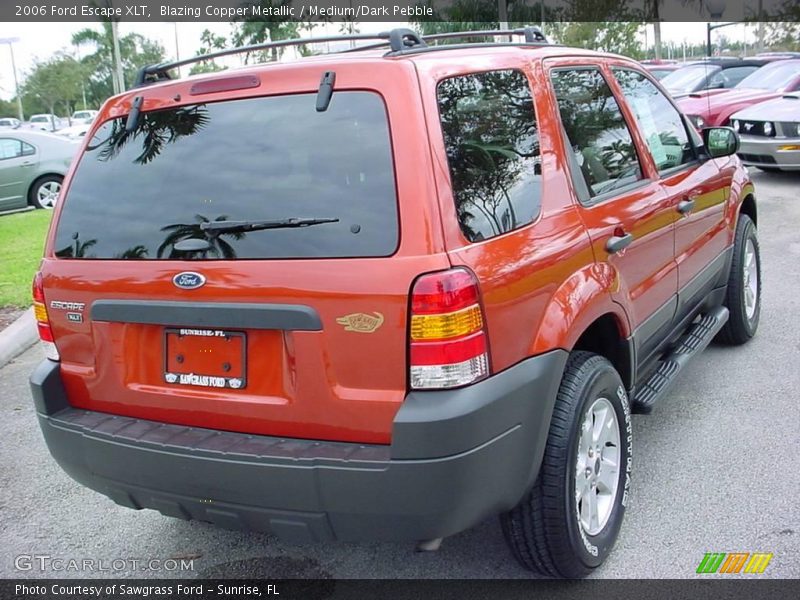 Blazing Copper Metallic / Medium/Dark Pebble 2006 Ford Escape XLT