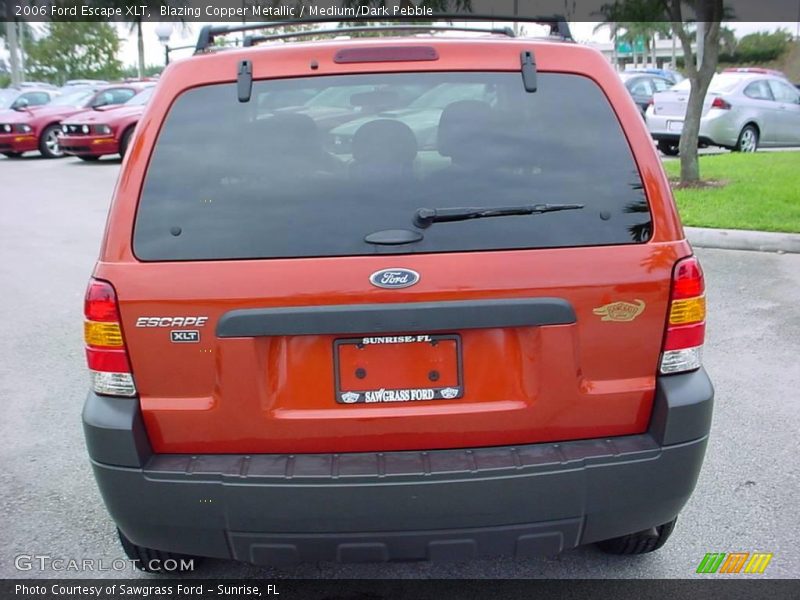 Blazing Copper Metallic / Medium/Dark Pebble 2006 Ford Escape XLT