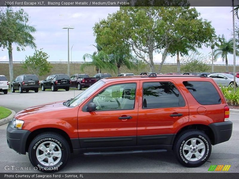 Blazing Copper Metallic / Medium/Dark Pebble 2006 Ford Escape XLT