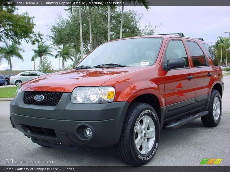 Blazing Copper Metallic / Medium/Dark Pebble 2006 Ford Escape XLT