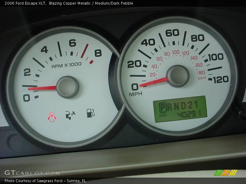 Blazing Copper Metallic / Medium/Dark Pebble 2006 Ford Escape XLT